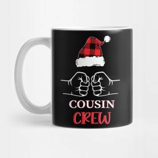 Cousin Crew Funny Matching Christmas Pajama Mug